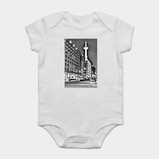 Hotel New Hankyo and Kyoto Tower Japan Baby Bodysuit